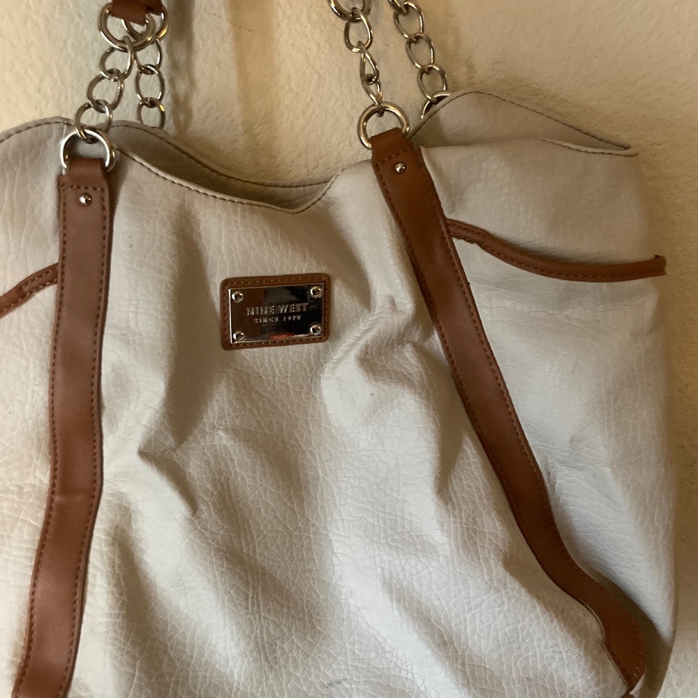 Nine West Cream Colored Purse